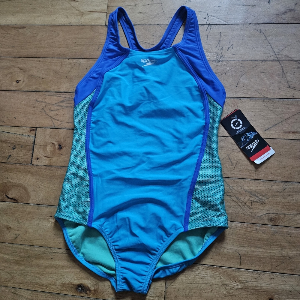 Blue & Teal Speedo
